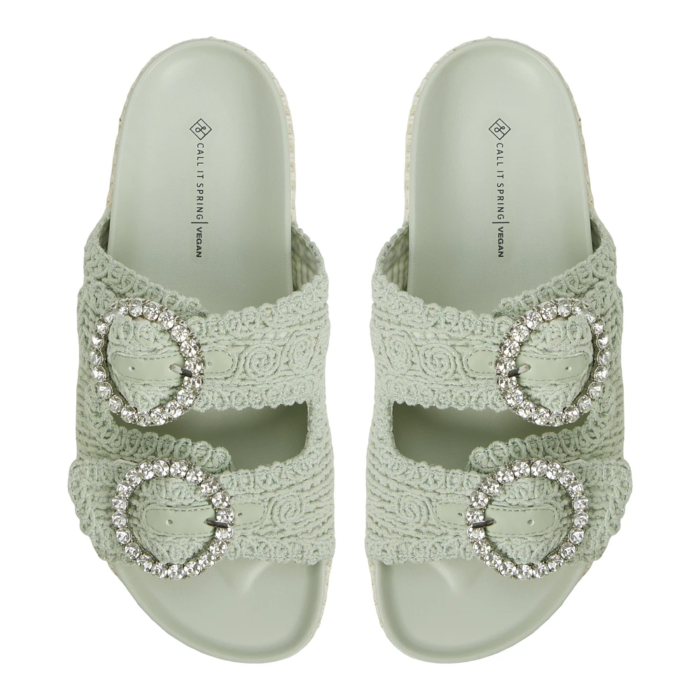 Juune Vert Clair Femmes Raphia | Boutique Spring Canada