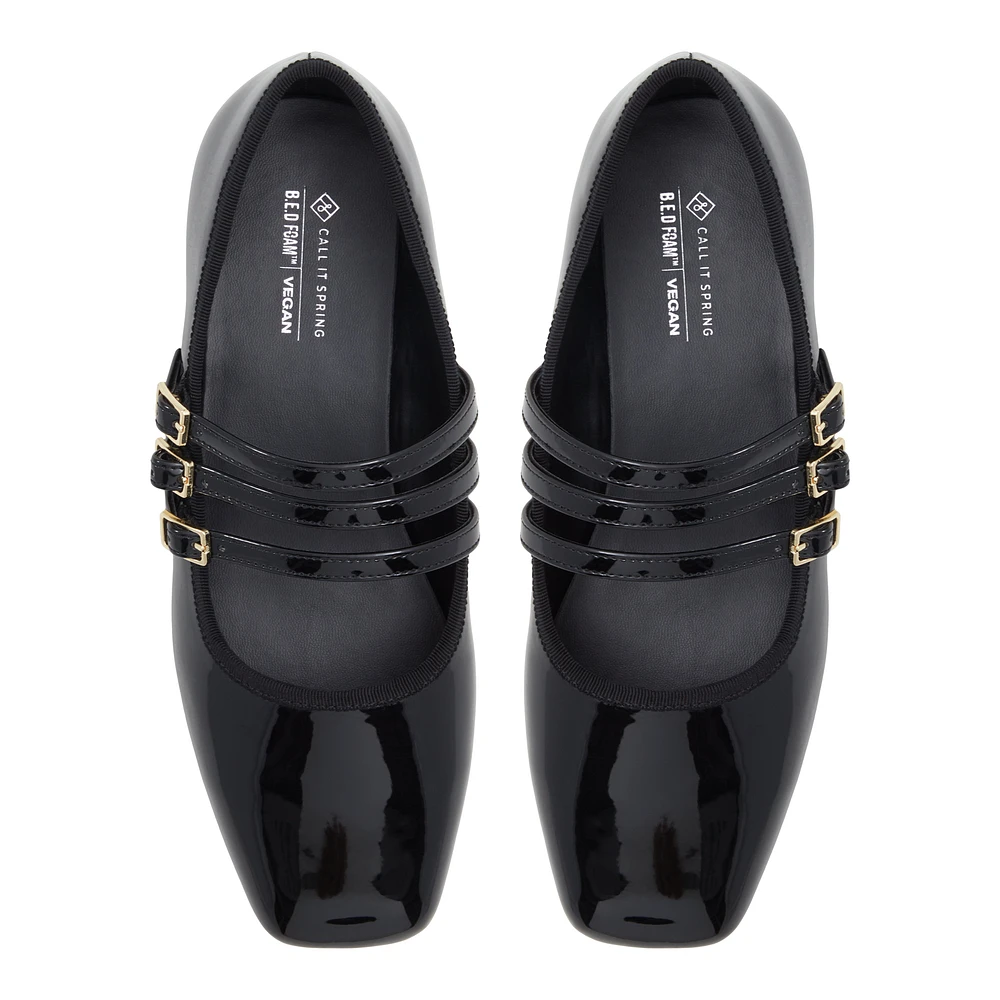 Kamelie Autre Noir Femmes Ballerines | Boutique Spring Canada