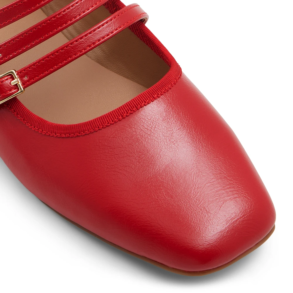 Kamelie Rouge Femmes Ballerines | Boutique Spring Canada