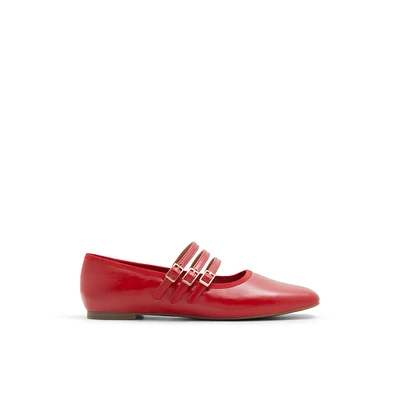 Kamelie Rouge Femmes Ballerines | Boutique Spring Canada