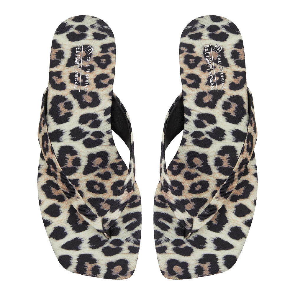 Kayce Débordement Marron Femmes Chaussures sacs motif animal | Boutique Spring Canada