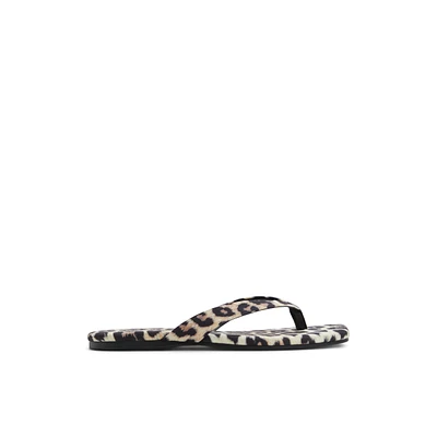 Kayce Débordement Marron Femmes Chaussures sacs motif animal | Boutique Spring Canada