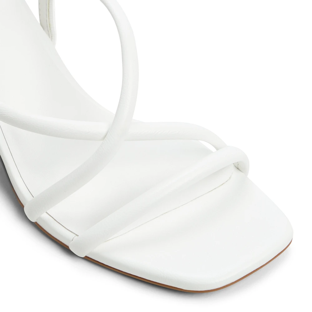 Kiira White Women's Low-mid Heels