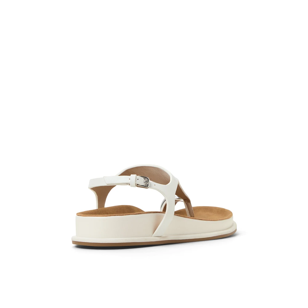 Leonah Blanc Femmes Talons plats | Boutique Spring Canada