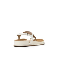Leonah Blanc Femmes Talons plats | Boutique Spring Canada
