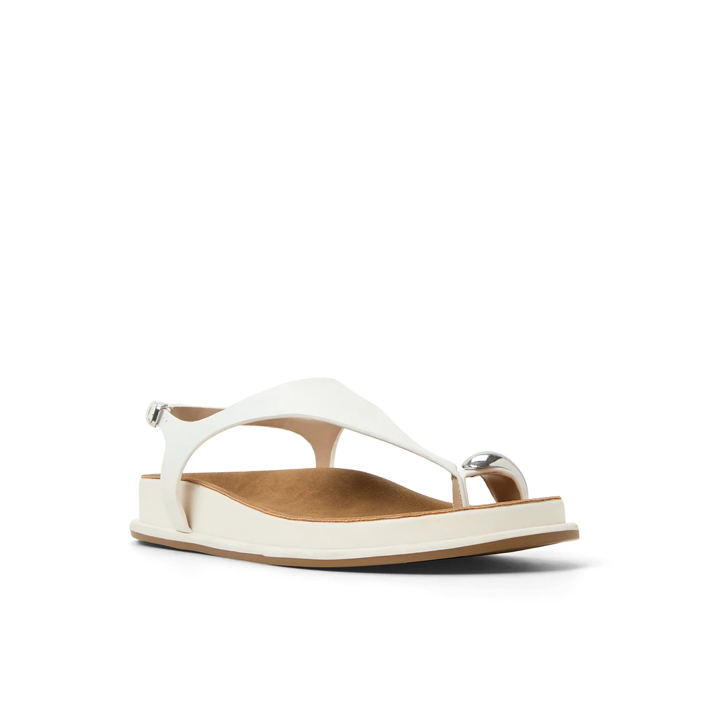 Leonah Blanc Femmes Talons plats | Boutique Spring Canada