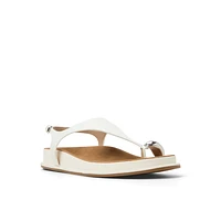 Leonah Blanc Femmes Talons plats | Boutique Spring Canada