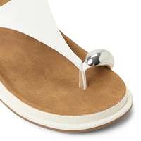 Leonah Blanc Femmes Talons plats | Boutique Spring Canada