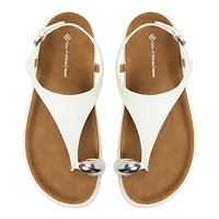 Leonah Blanc Femmes Talons plats | Boutique Spring Canada