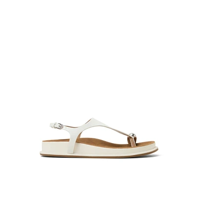 Leonah Blanc Femmes Talons plats | Boutique Spring Canada
