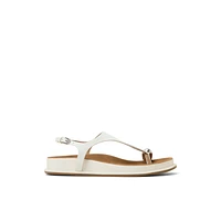 Leonah Blanc Femmes Talons plats | Boutique Spring Canada
