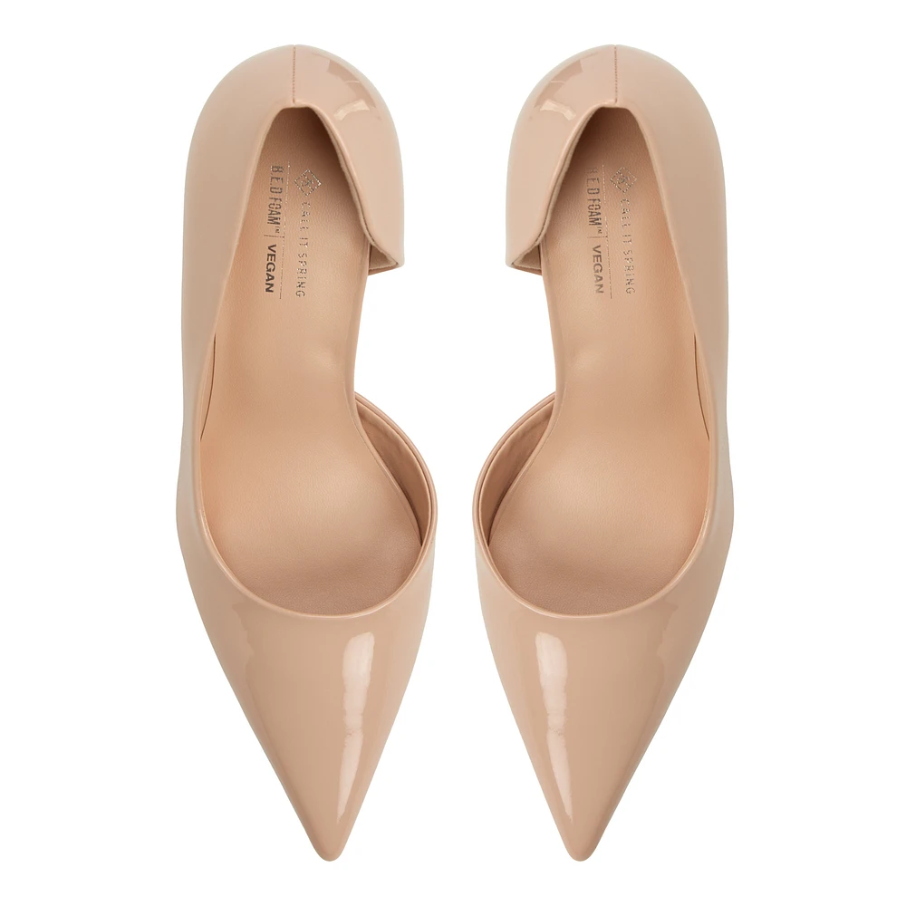 Liivelyy Beige Femmes Talons chatons | Boutique Spring Canada