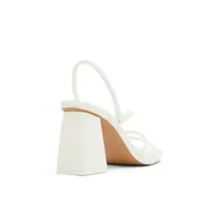 Luxe Open White Women's Open-toe