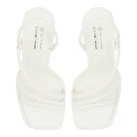 Luxe Open White Women's Open-toe