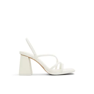 Luxe Open White Women's Open-toe