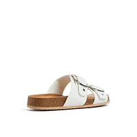 Mahina Blanc Femmes Claquettes | Boutique Spring Canada
