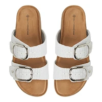 Mahina Blanc Femmes Claquettes | Boutique Spring Canada