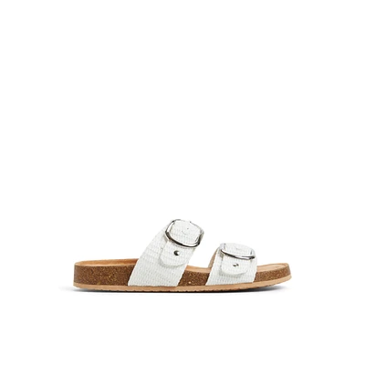 Mahina Blanc Femmes Claquettes | Boutique Spring Canada