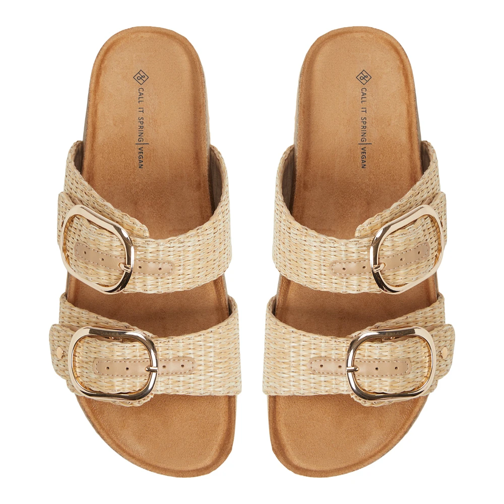 Mahina Naturel Femmes Claquettes | Boutique Spring Canada