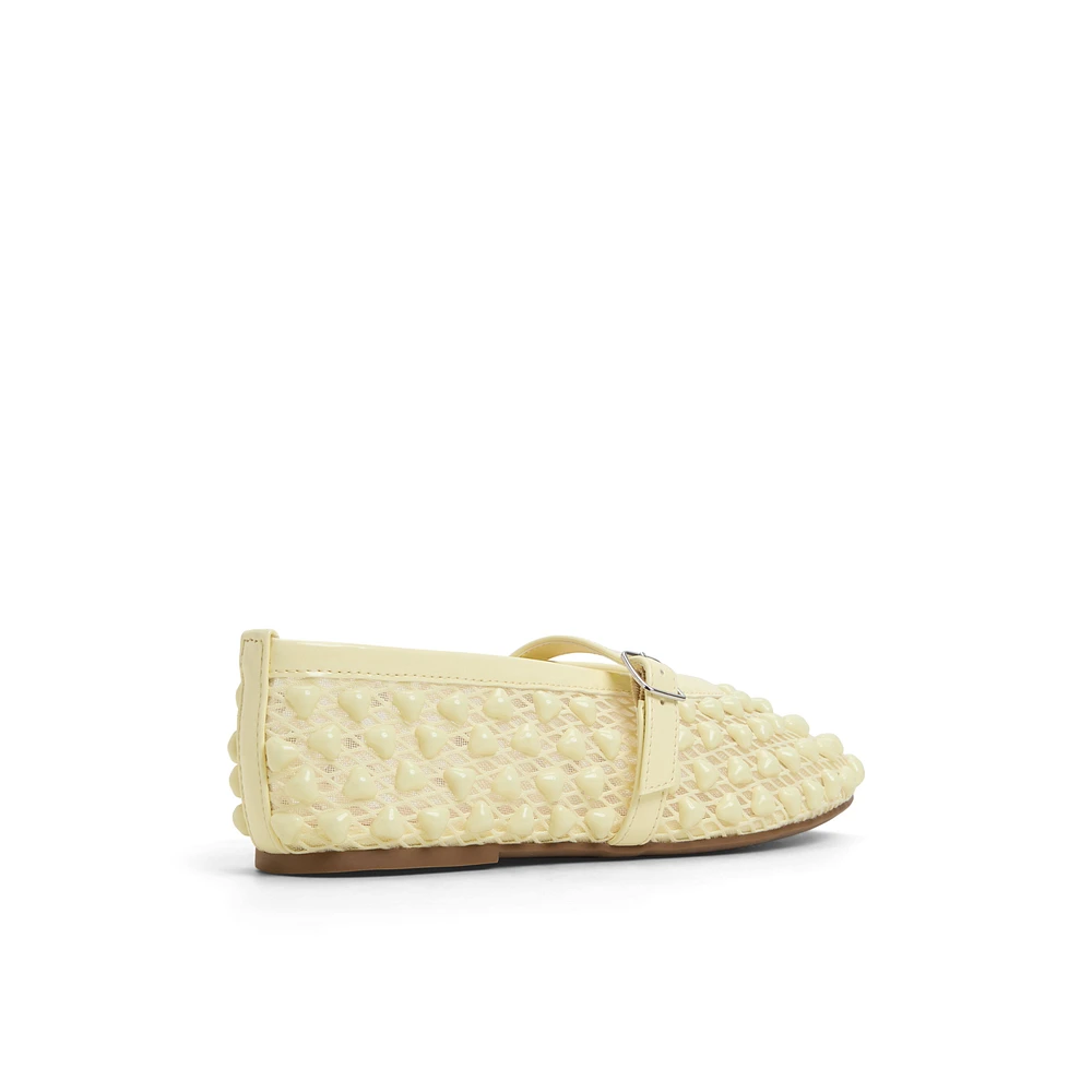 Maiya Light Yellow Women's Ballerinas