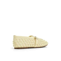 Maiya Light Yellow Women's Ballerinas