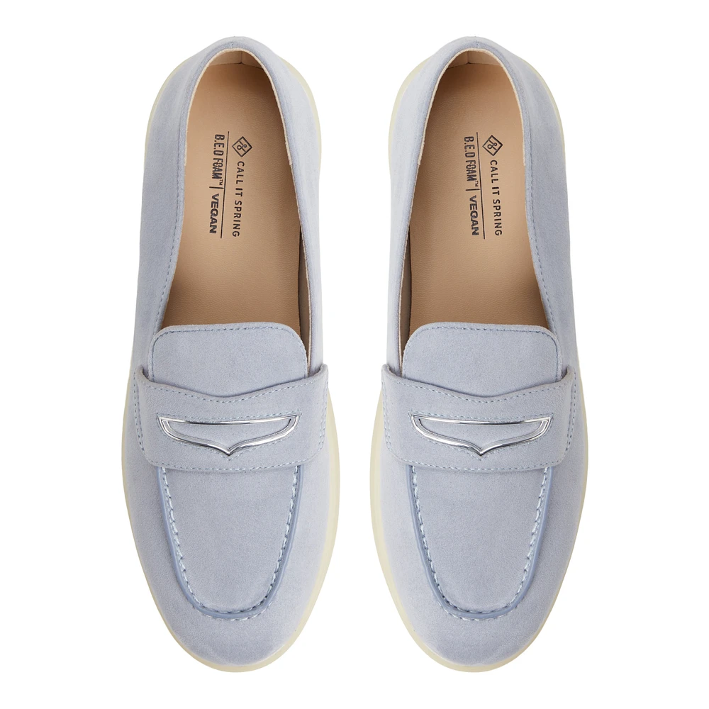 Maris Light Blue Women's Loafers