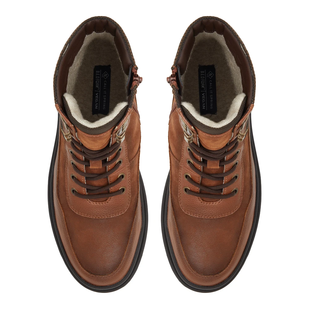 Matheson Cognac Men's Lace-up Boots