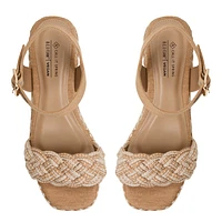 Moaana Beige Foncé Femmes Talons compenses | Boutique Spring Canada