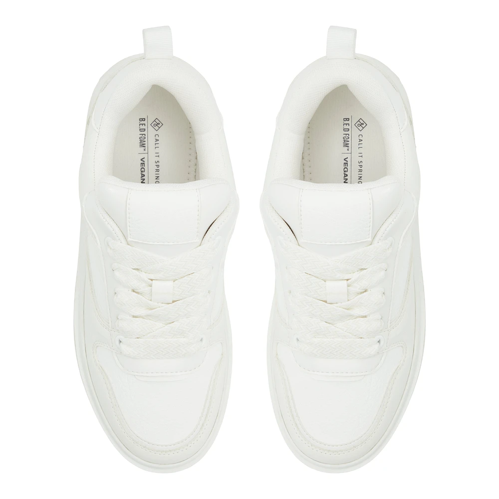 Namura White Women's Retro Sneakers