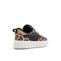 Namura Brown Multi Women's Platform Sneakers