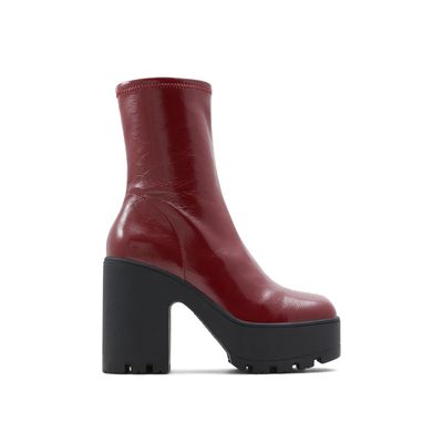 Nathali Medium Red Women's Ankle Boots | Call It Spring Canada