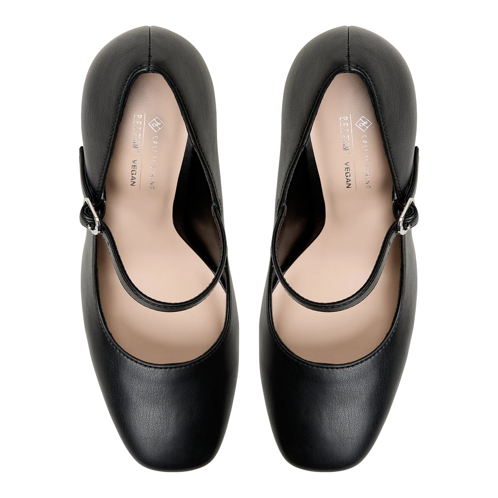 Navii Black Women's Slingbacks