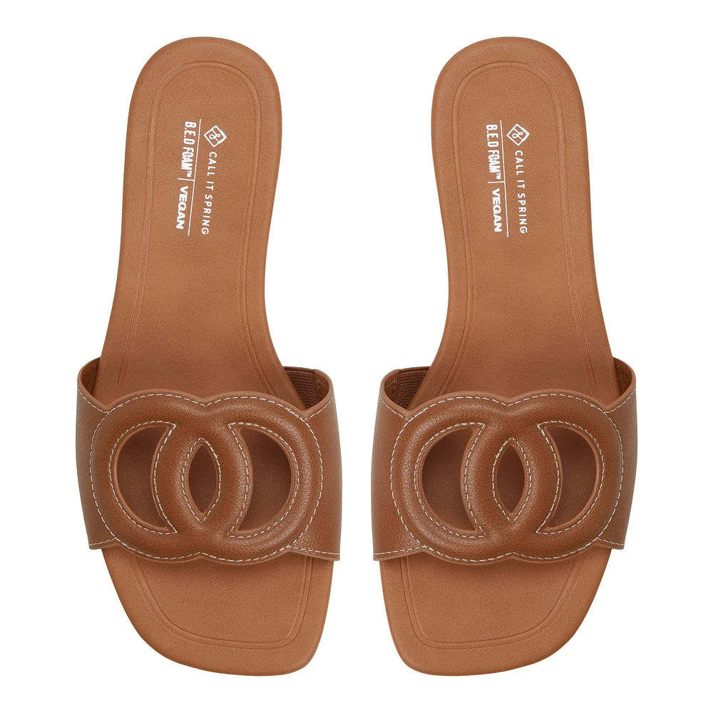 Navina Cognac Women's Slides