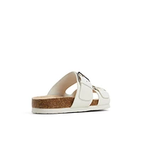 Nevaddaa Blanc Femmes Claquettes | Boutique Spring Canada
