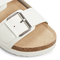 Nevaddaa Blanc Femmes Claquettes | Boutique Spring Canada