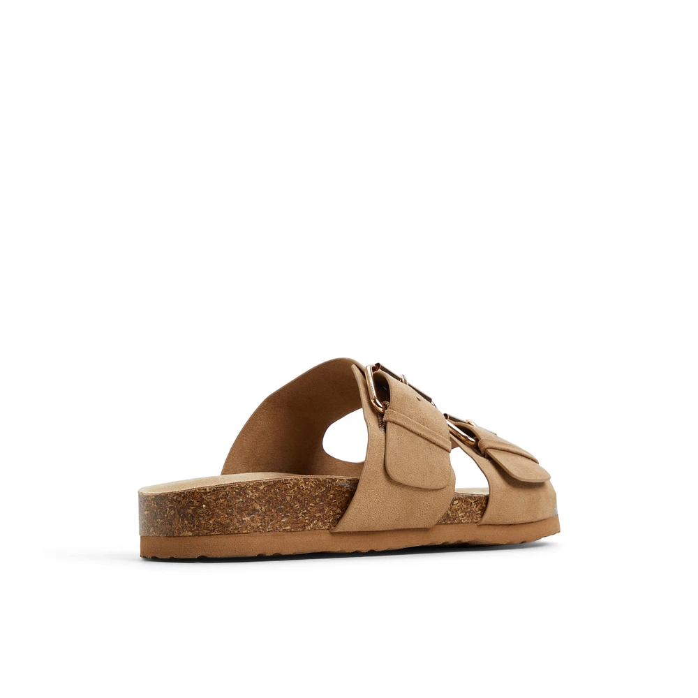 Nevaddaa Beige Moyen Femmes Claquettes | Boutique Spring Canada