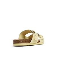 Nevaddaa Light Yellow Women's Slides