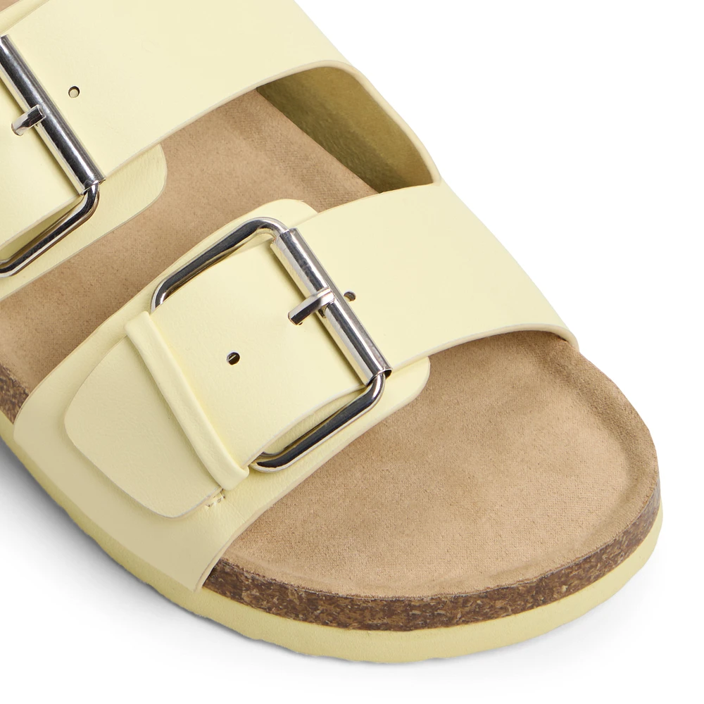 Nevaddaa Jaune Clair Femmes Claquettes | Boutique Spring Canada