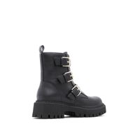 Nikkita Black Synthetic Smooth Women's Comfortable Boots | Call It Spring Canada