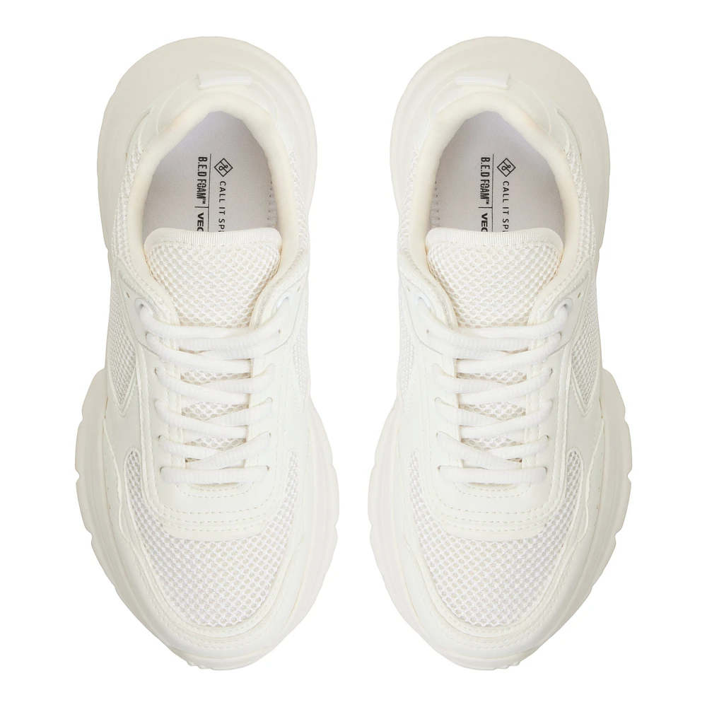 Nixxie Blanc Femmes Chaussures athlé-chics | Boutique Spring Canada