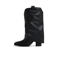Oaklie Black Women's Mid-calf Boots