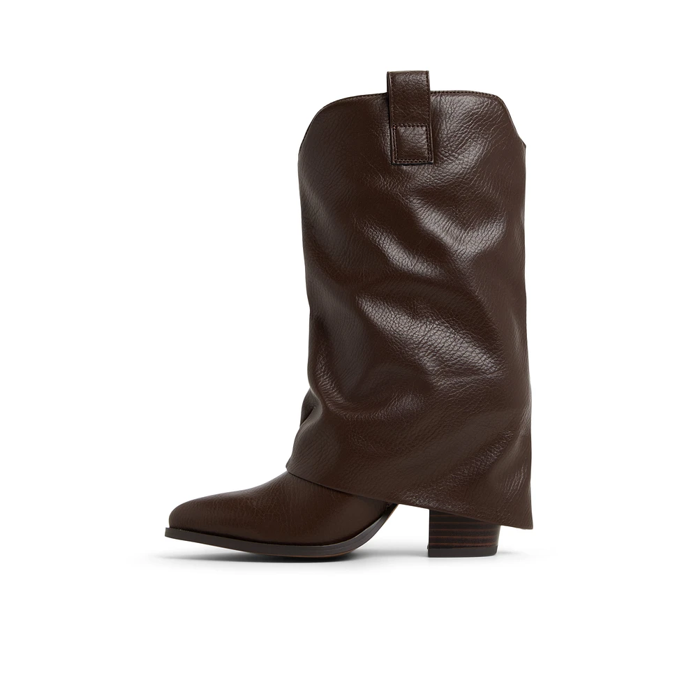 Oaklie Marron Foncé Femmes Bottes mi-mollets | Boutique Spring Canada