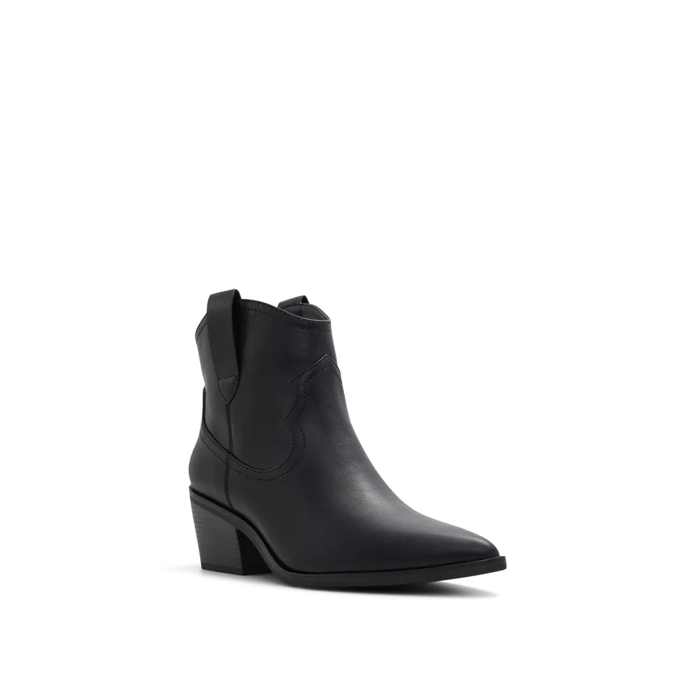 Outlaw Open Black Women's Ankle Boots