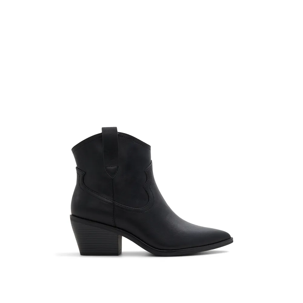 Outlaw Open Black Women's Ankle Boots