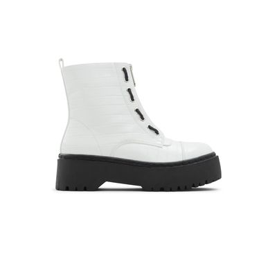 Paiige White Women's Lug Boots | Call It Spring Canada