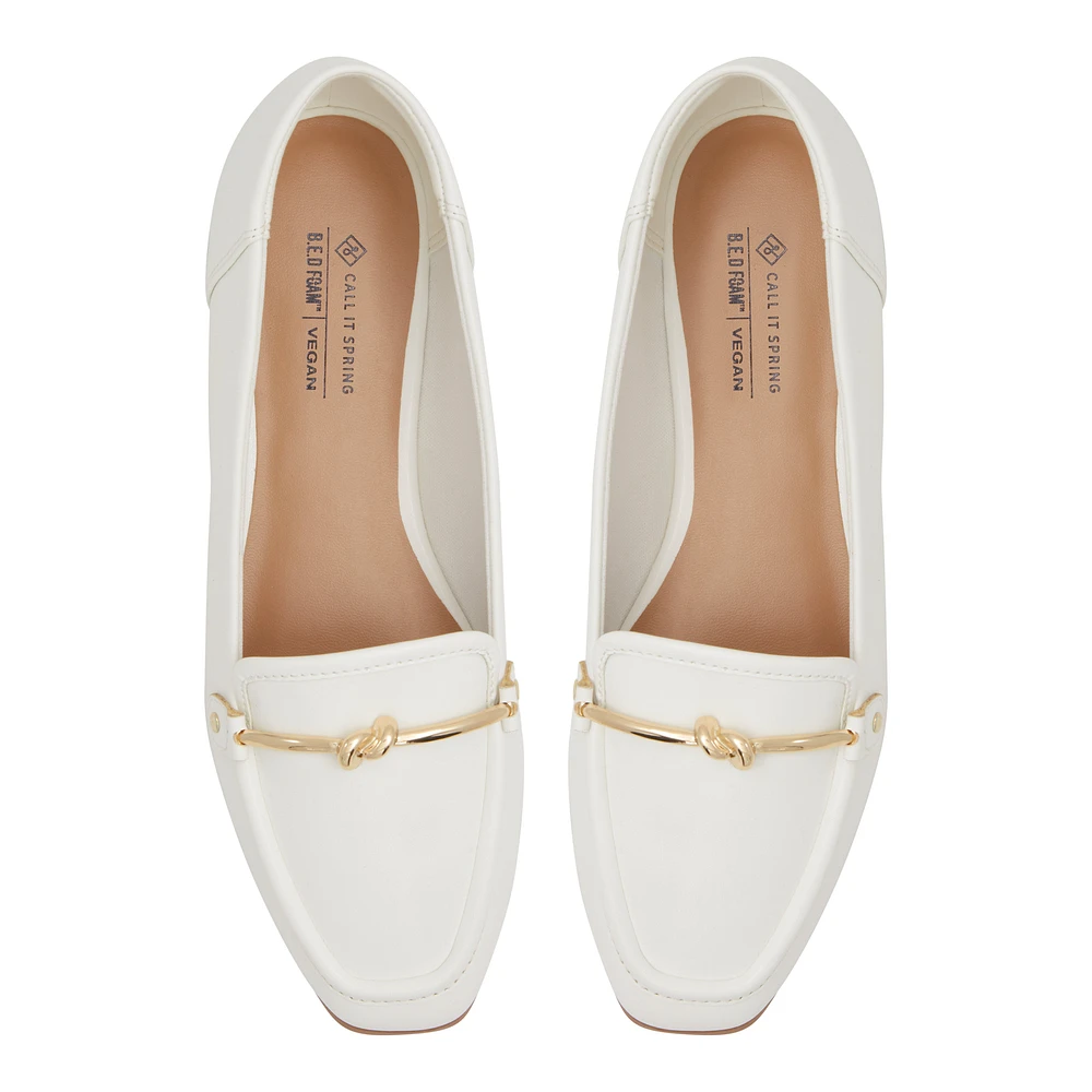 Patsie White Women's Loafers