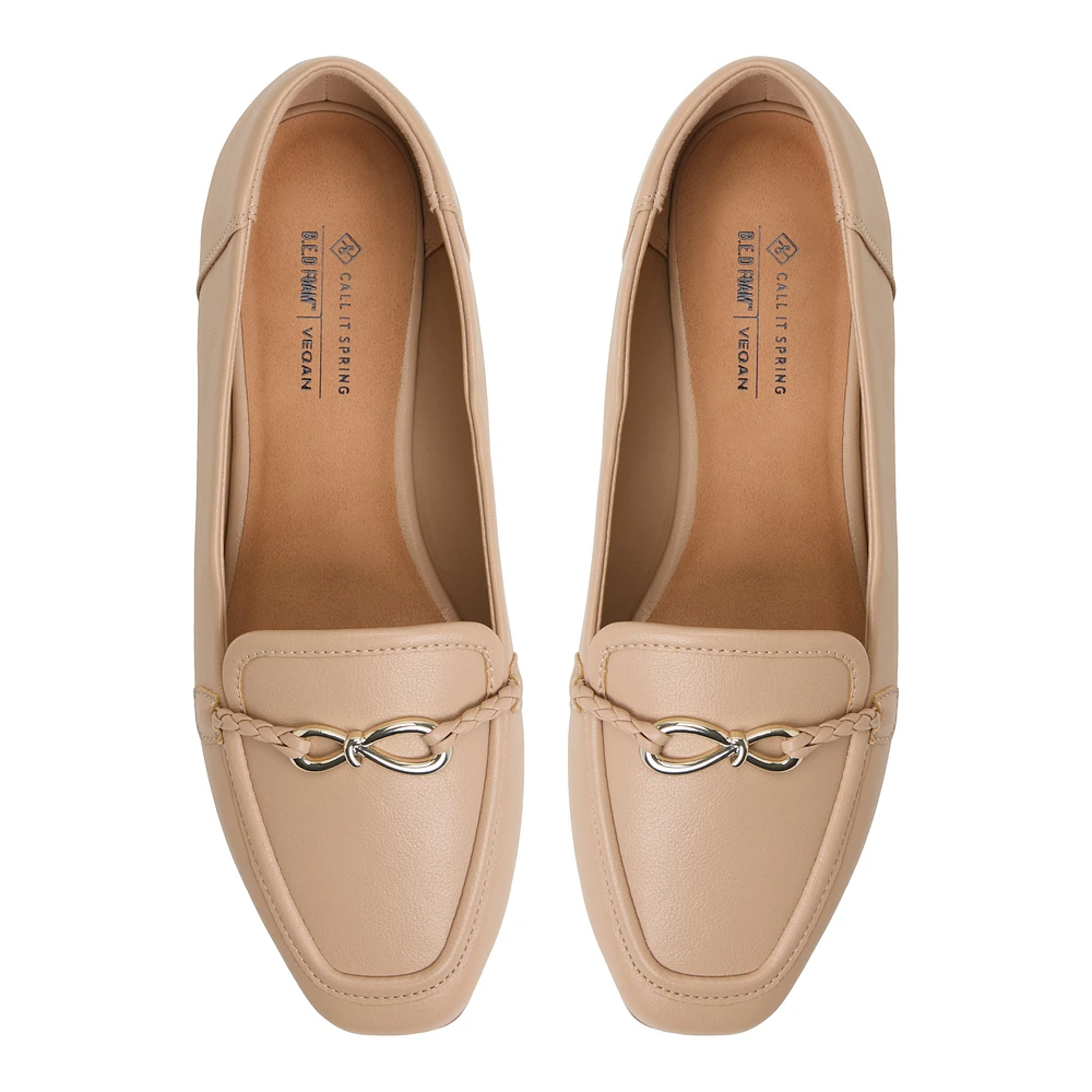 Pilar Medium Beige Women's Loafers