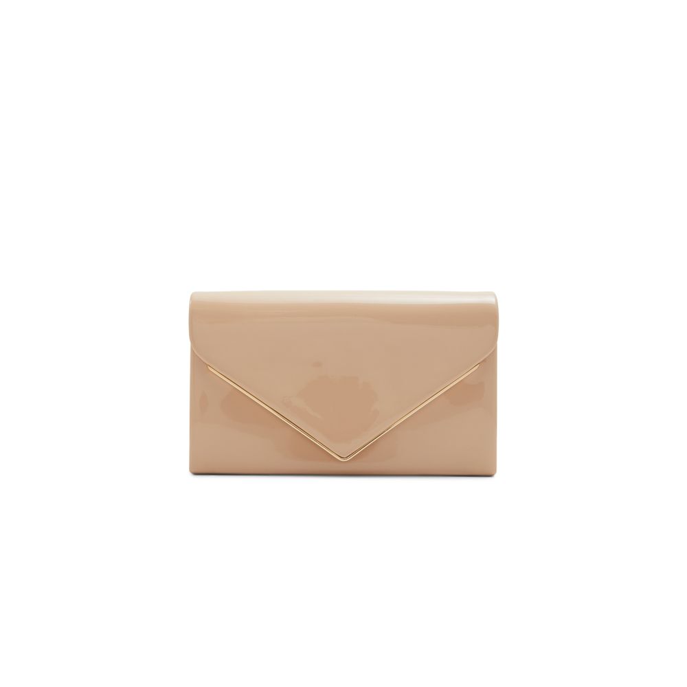 Qweenbee Beige Women's Clutches