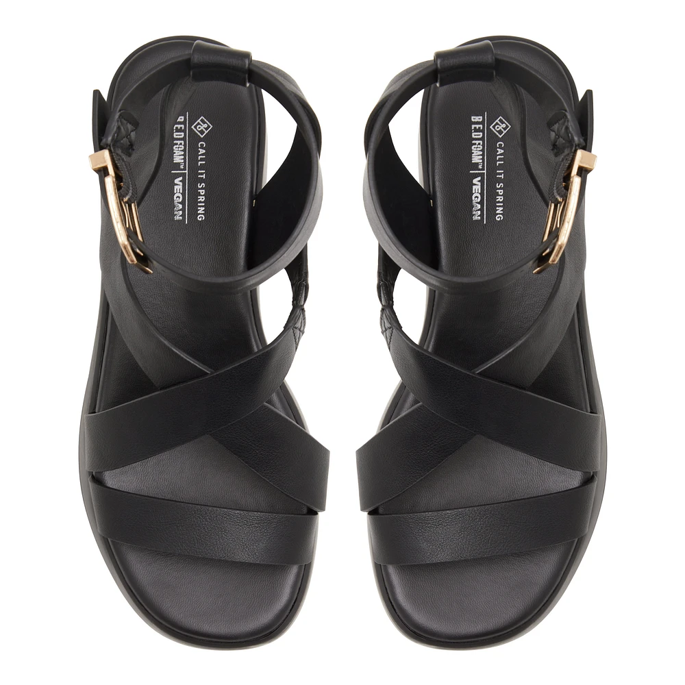 Raia Black Women's Flats