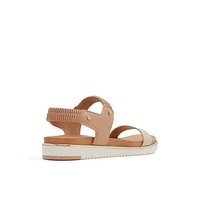 Rainia Bone Women's Flat Sandals
